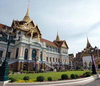 Chakri Maha Prasat Hall in Grand Palace, Bangkok, Thailand